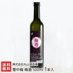 雪中梅 梅酒 500ml 1本/2本【送料無料】