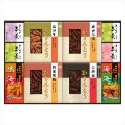  かりんとう･あられ･羊かん詰合せ  KB-50  内祝 内祝い お祝 御祝 記念品 出産内祝い プレゼント 快気祝い 粗供養 引出物