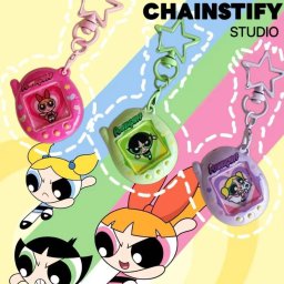 パワーパフガールズ パワパフ キーホルダー バッグチャーム ブロッサム バブルス バターカップ マスコット かわいい おしゃれ ストラップ プレゼント