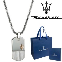 正規品 純正ショッパー付き マセラティ ネックレス メンズ レディース ユニセックス ステンレス シルバー 大人 シンプル おしゃれ マセラッティ 誕生日 プレゼント ブランド ランキング お祝い 成人 卒業 入学