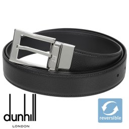 ダンヒル ベルト DUNHILL メンズベルト リバーシブル レザー メンズ 男性用 ブラック 21R4T58CR001 【ラッピング無料 誕生日 お祝い プレゼント ギフト 贈り物】 送料無料