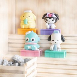 【4種類セット】入浴剤 [ ととのうふろとも サンリオキャラクターズ vol.1 入浴剤 ] プチギフト マスコット ポチャッコ ハンギョドン ポムポムプリン クロミ サウナ コレクション かわいい 贈り物 バスグッズ バス用品