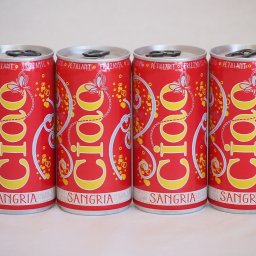 飲みきりイタリアワイン缶4本セット(チャオ サングリア やや甘口微発泡赤ワイン) 200ml×4本