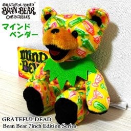 ぬいぐるみ おしゃれ グレイトフルデッド かわいい マインドベンダー GRATEFUL DEAD 雑貨 人形 くま デッドベア 7インチ エディションシリーズ ビーンベア インテリア クマ キャラクター Bean Bear 熊 メンズ 女性 レディース ギフト プレゼント