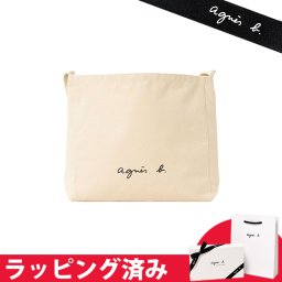 アニエスベー ロゴショルダーバッグ コットン ウィメンズ 大容量 A4対応 ギフト agnesb.VOYAGE ボヤージュ
