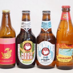 クラフトビール4本セット(ホワイトエール アンバーエール アルト ロングボード) 330ml×3本 355ml×1本