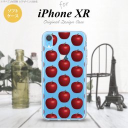 iPhoneXR iPhone XR スマホケース ソフトケース りんご 林檎 赤 メンズ レディース nk-ipxr-tp048