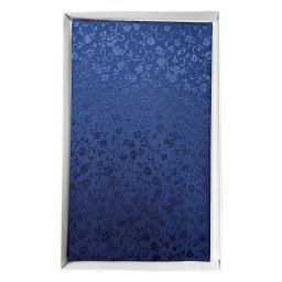 【ギフト対応無料】ポリエステル綸子金封ふくさ 小花・紺 (647) ※送料無料(ポスト投函)