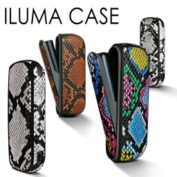 蛇柄 2点セット ドアカバー+カバー iqos ILUMA アイコス イルマ専用 アクセサリー iqos iluma アイコス イルマ カスタム イルマ専用スリーブ カスタマイズ可愛い おしゃれ シンプルハードケース 保護 かっこいい メンズ　人気
