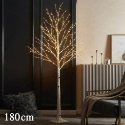 ブランチツリー LED シラカバツリーライト 180cm　クリスマスツリー おしゃれ イルミネーション LED 枝ツリー 木 北欧風 クリスマス インテリア スリムツリー ウェディング ディスプレイ 室内 装飾