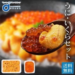 チリ産生うに 100g イクラ 60g セット いくら 雲丹 醤油漬 丼 ちらし寿司 魚卵 海鮮 北海道 グルメ お取り寄せ 御中元 冷凍食品 食べ放題 母の日 ギフト プレゼント 人気 【冷凍】