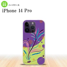 iPhone14 Pro iPhone14 Pro スマホケース 背面ケース ハードケース 和柄 紫 緑 2022年 9月発売 nk-i14p-1229