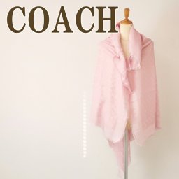 コーチ COACH ストール レディース スカーフ ピンク 41814AOM ブランド 人気