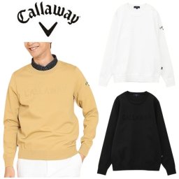 キャロウェイ ゴルフ メンズ セーター ピンタックロゴ ポリエステル ニット Callaway Golf C24218101 お誕生日祝い お祝い 記念品 30代 40代 50代 60代 母の日 お母さん 還暦祝い 敬老の日 彼女 人気プレゼント プレゼント