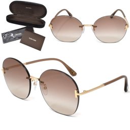 トムフォード サングラス TOM FORD FT0896-K/S 30F 63 TF0896-K サングラス アジアンフィット EYEWEAR メンズ レディース ゴールド ピンクブラウン