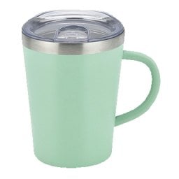 【ギフト対応無料】蓋付きマグカップ 350ml グリーン (LB-6807) ※送料無料(北海道・沖縄は除く)