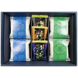 【ギフト対応無料】初代田蔵 新潟米食べくらべ・至福の一杯贅沢お吸い物ギフトセット HOMARE-3500 (HOMARE-3500) ※送料無料(北海道・沖縄は除く)