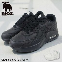 モズ moz スニーカー レディース 靴 おしゃれ かわいい シンプル 軽量 軽い エアーソール エアークッション スウェーデン 北欧 春 夏 秋 冬 厚底 歩きやすい 通勤 通学 疲れない 黒 ブラック ブランド armoz827