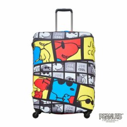 スヌーピー スーツケースカバー（M) シネマジョークール トラベルグッズ SNOOPY