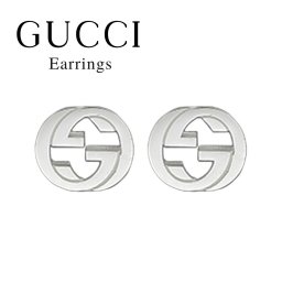 グッチ ピアス メンズ レディース インターロッキングG スタッズピアス シルバー925 大人 高級感 ブランドアクセサリー 誕生日 プレゼント 記念日 ギフト GUCCI 成人 卒業 入学