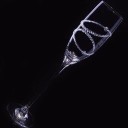 【シャンパングラス　２連リング】 結婚祝い 誕生日 プレゼント ギフト スワロフスキー デコグラス