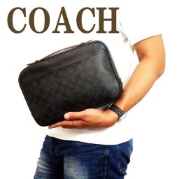 コーチ COACH バッグ メンズ セカンドバッグ クラッチバッグ 財布 セカンドポーチ シグネチャー 66554N3A ブランド 人気