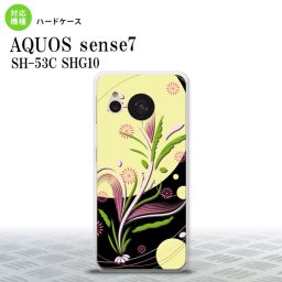 sense7 sense7 スマホケース 背面ケース ハードケース 和柄 黒 2022年 11月発売 nk-sens7-1226