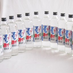11本セット(徳島産すだち果汁100％すだち酎 25度辛口) 720ml×11本