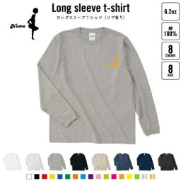 チアガール２  名入れロングスリーブTシャツ リブ有り 長袖 ロンT レディース メンズ おしゃれ      CHEER チアダンス 応援 チアリーディング
