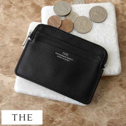 THE (ザ) コンパクト財布 薄型 メンズ 日本製本革 ミニ 小さい/小型 国産 日本/極小財布/大人 おしゃれ シンプル/