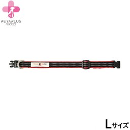 ペタプラス YORISOUカラー 犬用首輪 L レッド スパオール テラクール 血行 疲労 リラクゼーション 健康サポート 老犬