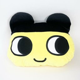 たまごっち Tamagotchi フェイスクッション まめっち インテリア イエロー