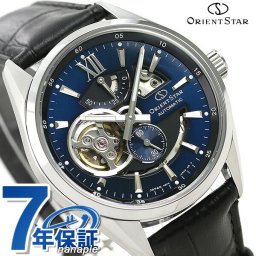 オリエントスター モダンスケルトン 41mm 自動巻き 機械式 RK-AV0006L 腕時計 ブランド メンズ ネイビー ブラック