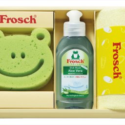 フロッシュ キッチン洗剤ギフト  フロッシュミニ（アロエヴェラ）100ml・スポンジ・マイクロファイバークロス250×250mm