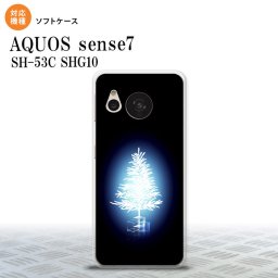 sense7 sense7 スマホケース 背面ケースソフトケース ツリー 青 2022年 11月発売 nk-sens7-tp624