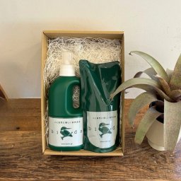 【ギフトラッピング付き】 Birds洗剤ボトル&詰め替えセット 洗剤セット