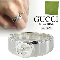 GUCCI グッチ リング 指輪 メンズ レディース ユニセックス 選べるサイズ シンプル ロゴ おしゃれ ブランドアクセサリー 誕生日 結婚式 結婚記念日 プレゼント 夫 妻 彼氏 彼女 お祝い ギフト シルバーアクセサリー 成人 卒業 入学