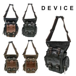 【DEVICE】 ahh17058 レッグポーチ かばん バッグ 多機能 便利アイテム アウトドア ツーリング ミリタリー かっこいい メンズ  プレゼント ギフト ブラック