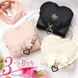 三つ折り財布 ボックス レディース 通販 三つ折財布 財布 三つ折り ボックス型小銭入れ ミニ財布 折りたたみ財布 折り財布 みつおりさいふ かわいい オシャレ 可愛い おしゃれ キッズ 高校生 中学生 小学生 女子 エクレア 332936 レディース財布
