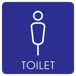 トイレ 御手洗 TOILET トイレマーク K2 男 MENS ピクトサイン ステッカー シール 塩ビ製 サイン ウォールステッカー インテリア 施設 案内