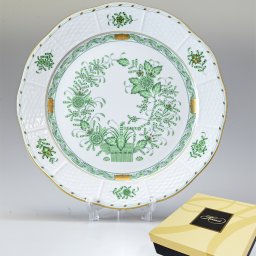 ヘレンド HEREND プレート インドの華 プレート 食器 25cm 皿 524000 FV 524 【00524000-FV】 内祝い 洋食器 送別会 誕生日 お中元 結婚祝い 結婚式 高級【スペシャルラッピング660円(別売り)】 父の日 母の日 即日発送 成人祝い ホワイトデー