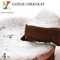 ガトーショコラケーキ 4号 バースデーケーキ 誕生日ケーキ 2～3名様用 お取り寄せスイーツ 大人 男性 冷凍 チョコプレート付