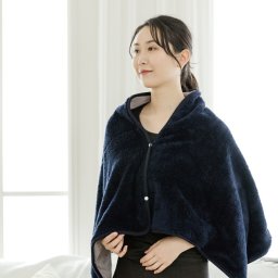 テラビューティー ストール ネイビー  テラヘルツ 完全国産 冷え ダイエット 免疫力 肌トラブル 便秘 健康