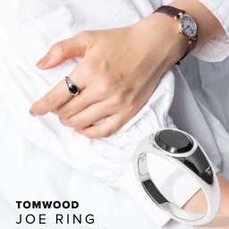 トムウッド TOM WOOD Joe Ring Blue Hawk Eye R74HJOBH01S925 / 101222 メンズ レディース アクセサリー リング ジョーリング ブルーホークアイ 指輪 スターリング シルバー925 Sterling Silver925 ジュエリー ギフト プレゼント シンプル