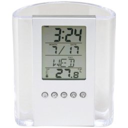【送料無料】ナニワインターナショナル カレンダークロックペン立て付 SC-1413(包装・のし無し) ギフト 敬老の日 入学祝い 卒業祝い 就職祝い 結婚祝い 誕生日 出産祝い 引越祝い 香典返し 新盆 初盆 御礼 お中元 内祝い 快気祝い ご挨拶 志 法事