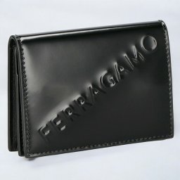 フェラガモ 名刺入れ メンズ ブランド Ferragamo 661211CALF NER 764 217 ブラック