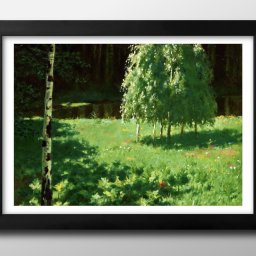 スタニスワフ イグナツィ ヴィトキェーヴィチ Young Birches A3 サイズ ポスター アート おしゃれ 絵画 インテリア 北欧 イラスト マット紙 艶消し アートパネル 額 フレーム デザイン 壁掛け ギフト 新築祝い ディスプレイ 引越し祝い　新生活　空間デザイン 