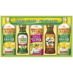 お中元 お返し 内祝い ギフト 調味料・砂糖 日清オイリオ オリーブオイル＆バラエティオイルギフトOV-25 新築 お礼 引越し 志 仏事 送料無料