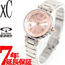 シチズン クロスシー CITIZEN XC エコドライブ 電波時計 レディース 腕時計 Eco-Drive HAPPY FLIGHTシリーズ EC1014-65W