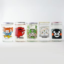 日本酒 カップ酒 ゆるキャラ 詰め合わせ 5種セット さのまる チーバくん くまモン ほか 清酒 本醸造酒 飲み比べセット アルコール飲料